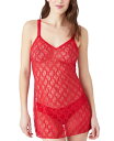 yz r[evebh fB[X iCgEFA A_[EFA Lace Kiss Lingerie Chemise Nightgown 914282 Crimson Red