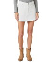 【送料無料】 ラッキーブランド レディース スカート ボトムス Women's Raw-Hem Denim Mini Skirt Spring White