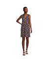 ̵ 󥺥 ǥ ԡ ȥåץ Women's Cotton Jersey Sleeveless Swim Cover-up Dress Black multi paisley floral