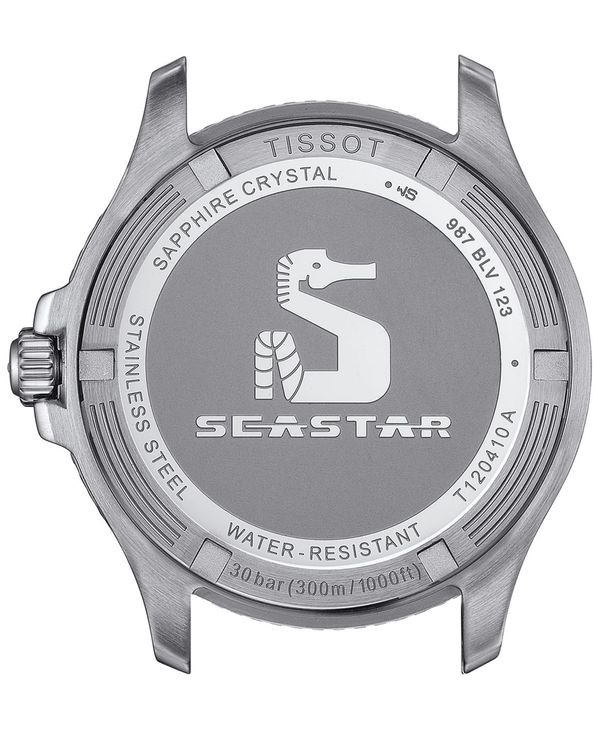 【送料無料】 ティソット メンズ 腕時計 アクセサリー Men's Swiss Seastar 1000 Stainless Steel Bracelet Watch 40mm No Color