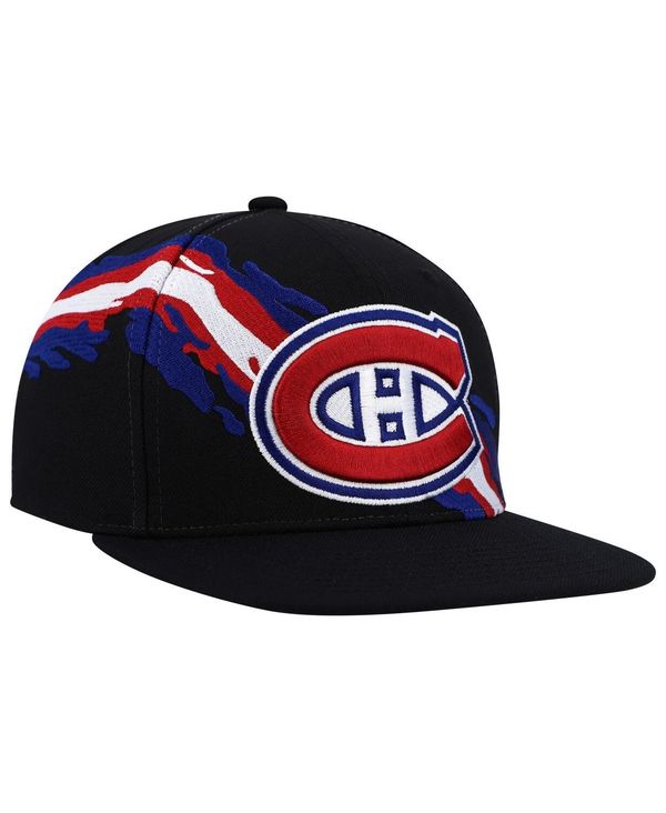 ミッチェル＆ネス 【送料無料】 ミッチェル&ネス メンズ 帽子 アクセサリー Men's Black Montreal Canadiens Vintage-Like Paintbrush Snapback Hat Black