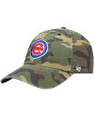 【送料無料】 47ブランド メンズ 帽子 アクセサリー Men's Camo Chicago Cubs Team Clean Up Adjustable Hat Camo