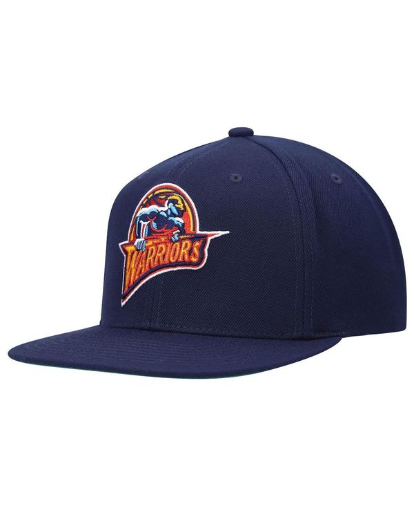 【送料無料】 ミッチェル&ネス メンズ 帽子 アクセサリー Men's Navy Golden State Warriors Hardwood Classics Team Ground 2.0 Snapback Hat Navy