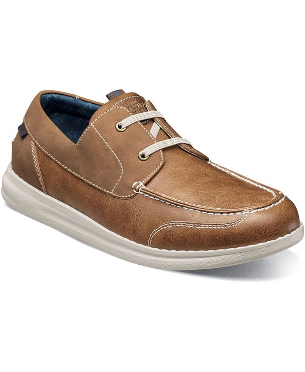 【送料無料】 ノンブッシュ メンズ デッキシューズ シューズ Men's Brewski Moc Toe Boat Shoes Tan Multi