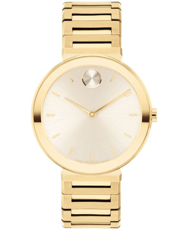 モバド 【送料無料】 モバド レディース 腕時計 アクセサリー Women's Bold Horizon Swiss Quartz Ionic Plated Light Gold-Tone 2 Steel Watch 34mm Gold-Tone