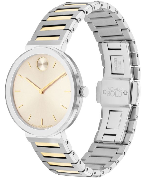 【送料無料】 モバド レディース 腕時計 アクセサリー Women's Bold Horizon Swiss Quartz Two Tone Stainless Steel Watch 34mm Two-Tone
