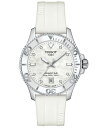 yz eB\bg fB[X rv ANZT[ Women's Swiss Seastar 1000 White Silicone Strap Watch 36mm No Color