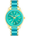 yz ANC fB[X rv ANZT[ Women's Teal & Gold-Tone Bracelet Watch 38mm Teal