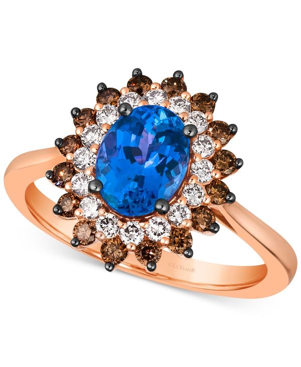 【送料無料】 ル ヴァン レディース リング アクセサリー Blueberry Tanzanite (1 ct. t.w.), Chocolate Diamonds (1/3 ct. t.w.) & Nu..