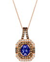 【送料無料】 ル ヴァン レディース ネックレス・チョーカー・ペンダントトップ アクセサリー Blueberry Tanzanite (1-3/4 ct. t.w.) &..