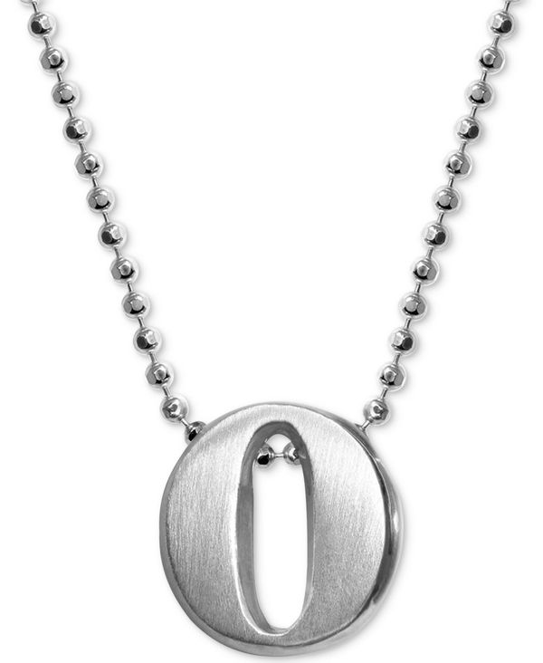 yz AbNX E[ fB[X lbNXE`[J[Ey_ggbv ANZT[ Little Letter by Initial Pendant Necklace in Sterling Silver O