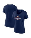 【送料無料】 ファナティクス レディース Tシャツ トップス Women's Branded Navy Houston Astros 2022 World Se...