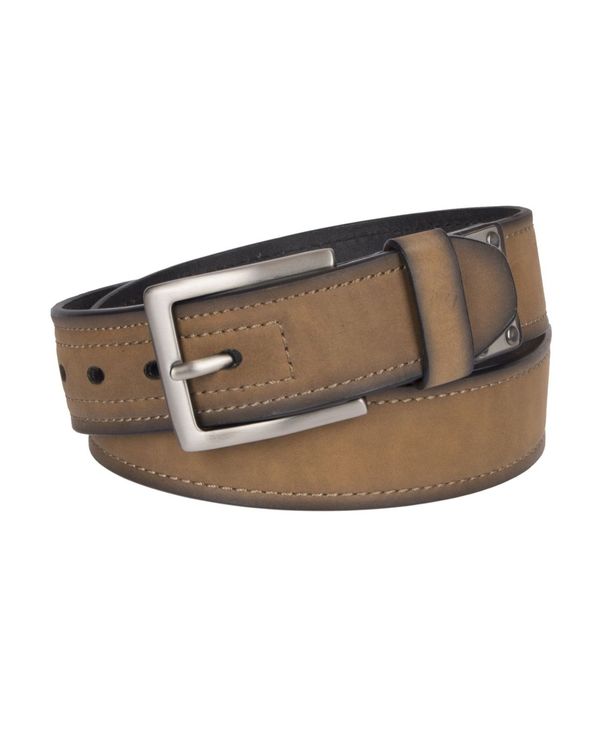 ディッキーズ 【送料無料】 ディッキーズ メンズ ベルト アクセサリー Men's Industrial Strength Casual Work Belt Brown