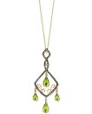 【送料無料】 ル ヴァン レディース ネックレス・チョーカー・ペンダントトップ アクセサリー Green Apple Peridot (7-1/3 ct. t....