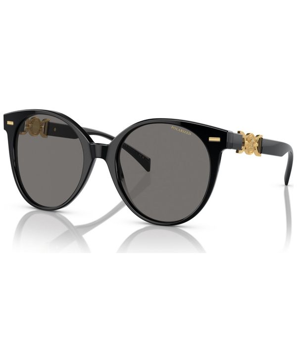 ヴェルサーチ 【送料無料】 ヴェルサーチ レディース サングラス・アイウェア アクセサリー Women's Polarized Sunglasses, VE4442 Black