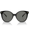 【送料無料】 ヴェルサーチ レディース サングラス・アイウェア アクセサリー Women's Polarized Sunglasses, VE4442 Black 2