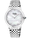 yz WFr fB[X rv ANZT[ Women's Airolo Swiss Quartz Silver-Tone Stainless Steel Watch 36mm Silver