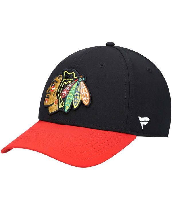 【送料無料】 ファナティクス メンズ 帽子 アクセサリー Men's Black Chicago Blackhawks Core Primary Logo Flex Hat Black