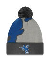 【送料無料】 ニューエラ メンズ 帽子 アクセサリー Men 039 s Graphite Indianapolis Colts Logo Whiz Redux Cuffed Knit Hat Graphite