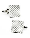 yz JtNX Y JtX{^ ANZT[ Apex Square Cufflinks Silver