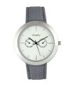 yz Vvt@C Y rv ANZT[ Quartz The 6100 White Dial, Canvas-Overlaid Grey Polyurethane Strap Watch 43mm Grey