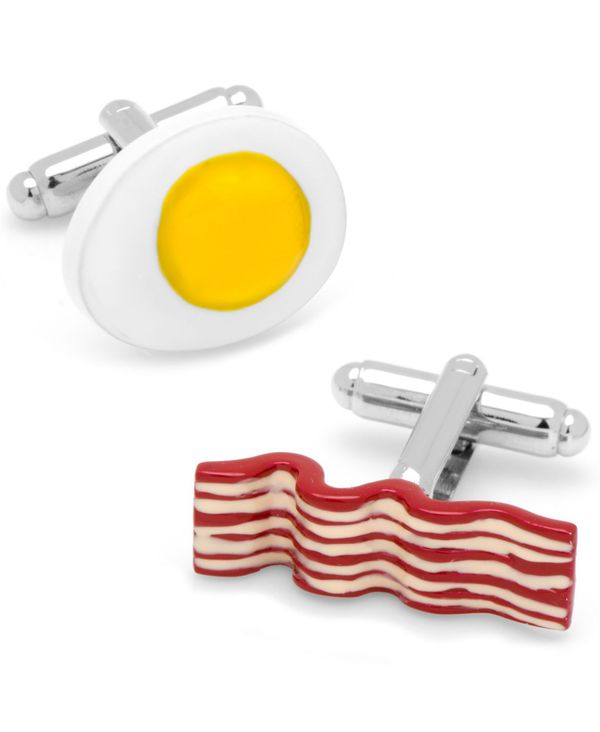 ̵ ե󥯥  եܥ ꡼ Bacon and Eggs Breakfast Cufflinks Mul...