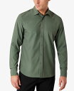 【送料無料】 ケネスコール メンズ シャツ トップス Men's Performance Stretch Shirt Green Floral