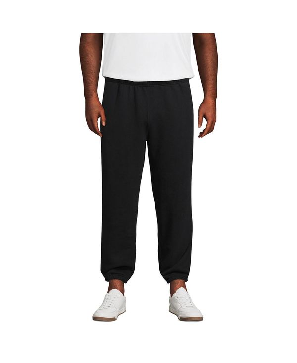 【送料無料】 ランズエンド メンズ カジュアルパンツ スウェットパンツ ボトムス Men 039 s Big and Tall Serious Sweats Sweatpants Black