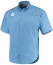 【送料無料】 コロンビア メンズ シャツ トップス Men's Light Blue North Carolina Tar Heels Tamiami Shirt Light Blue