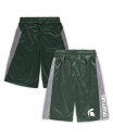 【送料無料】 プロファイル メンズ ハーフパンツ・ショーツ ボトムス Men's Green Michigan State Spartans Big and Tall Textured Shorts Green