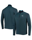 【送料無料】 アンダーアーマー メンズ ジャケット・ブルゾン アウター Men's Blue FedEx St. Jude Championship T2 Green Stripe Raglan Quarter-Zip Jacket Blue