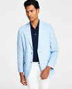 楽天ReVida 楽天市場店【送料無料】 ナウティカ メンズ ジャケット・ブルゾン アウター Men's Modern-Fit All Linen Sport Coat Light Blue Solid
