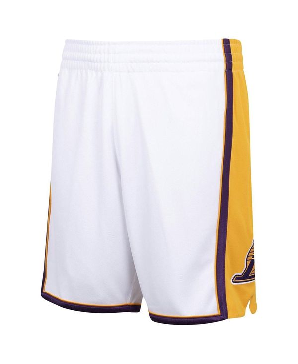 【送料無料】 ミッチェル&ネス メンズ ハーフパンツ・ショーツ ボトムス Men's White Los Angeles Lakers 2009/10 Hardwood Classics Authentic Shorts White