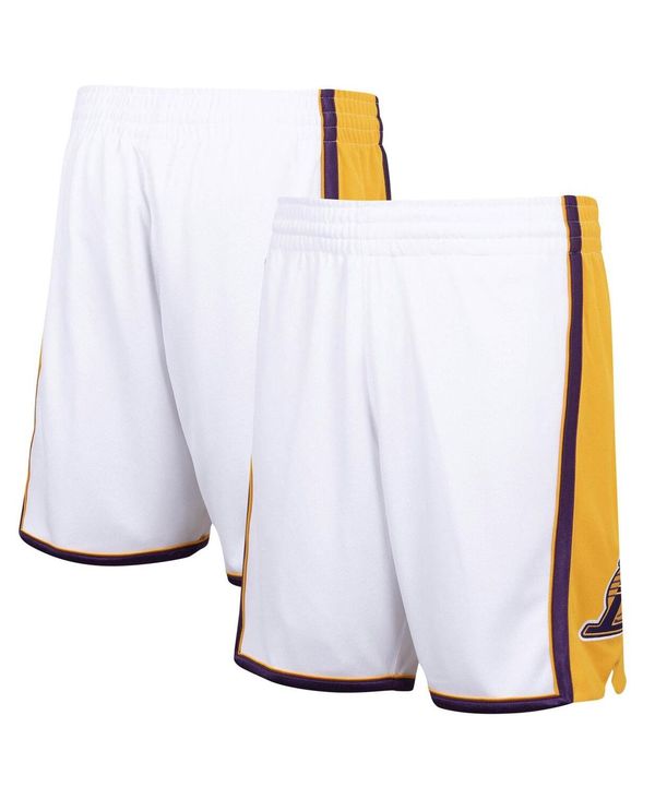 【送料無料】 ミッチェル&ネス メンズ ハーフパンツ・ショーツ ボトムス Men's White Los Angeles Lakers 2009/10 Hardwood Classics Authentic Shorts White