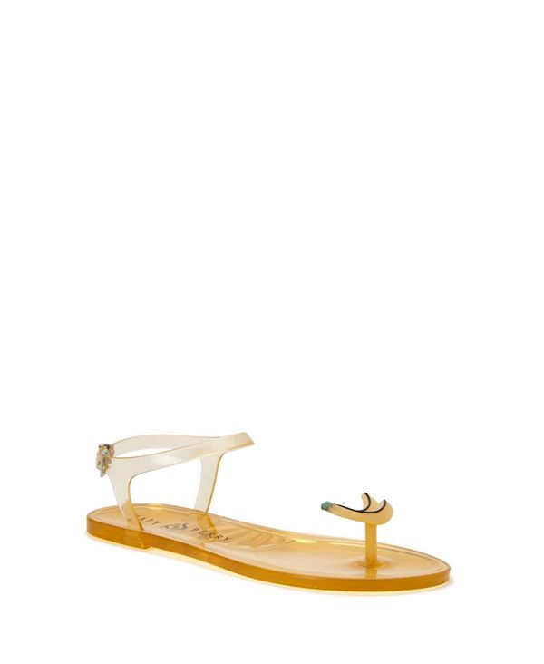 【送料無料】 ケイティ ペリー レディース サンダル シューズ Women's Iconic Geli Toe Post Flat Sandals Banana Golden Harvest