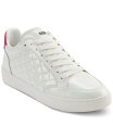 【送料無料】 ダナ キャラン ニューヨーク レディース スニーカー シューズ Women 039 s Oriel Quilted Lace-Up Low-Top Sneakers White/ Beetroot