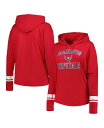【送料無料】 プロファイル レディース ジャケット・ブルゾン アウター Women's Red Washington Capitals Colorblock Plus Size Pullover Hoodie Jacket Red