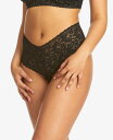 【送料無料】 ハンキーパンキー レディース パンツ アンダーウェア Women's Retro Lace Crotchless Thong Black