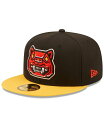 【送料無料】 ニューエラ メンズ 帽子 アクセサリー Men 039 s Black, Yellow Gatos Feroces de New Hampshire Copa De La Diversion 59FIFTY Fitted Hat Black, Yellow