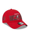 【送料無料】 ニューエラ メンズ 帽子 アクセサリー Men's Red Tampa Bay Buccaneers 2023 NFL Draft 9FORTY Adjustable Hat Red