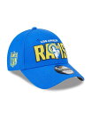 【送料無料】 ニューエラ メンズ 帽子 アクセサリー Men's Royal Los Angeles Rams 2023 NFL Draft 9FORTY Adjustable Hat Royal