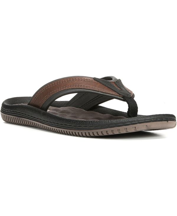 【送料無料】 ドクター・ショール メンズ サンダル シューズ Men's Donnar Thongs Slip-On Sandals Brown