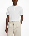 【送料無料】 ヒューゴボス メンズ ポロシャツ トップス Boss Men's Cotton Polo Shirt White