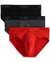 【送料無料】 ツーイグジスト メンズ ブリーフパンツ アンダーウェア Men's Essential 3 Pack No Show Brief Black/Ch...