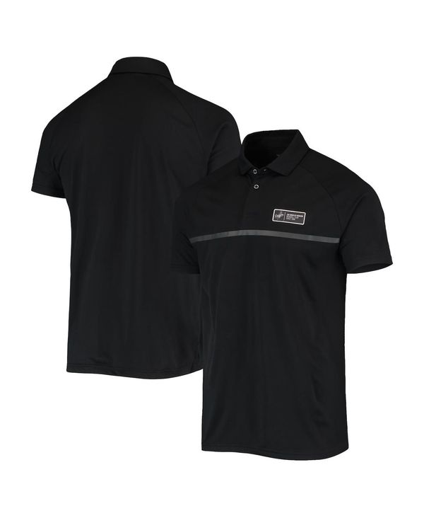 【送料無料】 レベルウェア メンズ ポロシャツ トップス Men's Black Los Angeles Dodgers Sector Raglan Polo Shirt Black