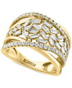 【送料無料】 エフィー レディース リング アクセサリー EFFY&reg; Diamond Baguette Cluster Ring (7/8 ct. t.w.) in 14k Gold Yellow Gold