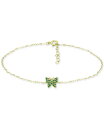【送料無料】 ジャーニ ベルニーニ レディース ブレスレット・バングル・アンクレット アクセサリー Green Cubic Zirconia Butterfly...
