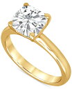 【送料無料】 バッジェリーミシュカ レディース リング アクセサリー Certified Lab Grown Diamond Cushion-Cut Solitaire Engagement Ring (5 ct. t.w.) in 14k Gold Yellow Gold