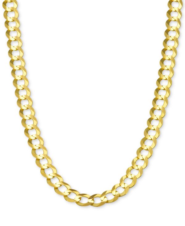 チョーカー 【送料無料】 イタリアン ゴールド レディース ネックレス・チョーカー・ペンダントトップ アクセサリー 20" Open Curb Link Chain Necklace in Solid 14k Gold Gold