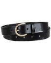 リーバイス 【送料無料】 リーバイス レディース ベルト アクセサリー Women's Slim Adjustable Perforated Leather Belt Black